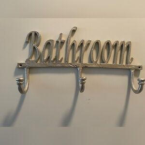 Elegant Silver Bathroom Wall Hook